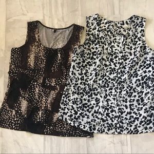 💥 Lot of 2 sleeveless tops for $10
